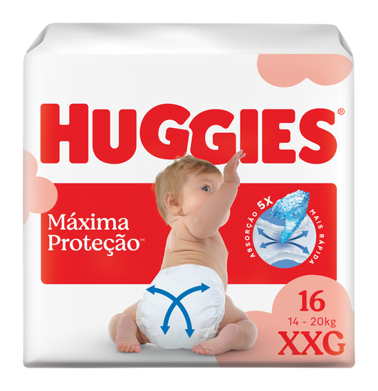 Fralda Huggies Supreme Care (Tamanhos RN-P-M-G-XG-XXG)